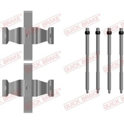 Kit d'accessoires, plaquette de frein QUICK BRAKE 109-0107 Kit d'accessoires, plaquette de frein QUICK BRAKE 109-0107