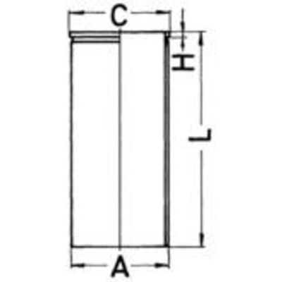 KOLBENSCHMIDT 88750190 Chemise de cylindre - Type de cylindre KOLBENSCHMIDT 88750190 Chemise de cylindre - Type de cylindre