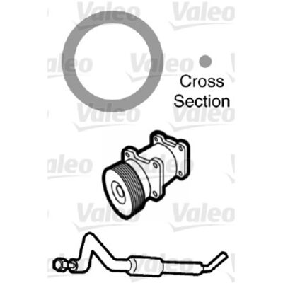 VALEO 509744 Joint d'étanchéité, tuyau de liquide de refroidissement - Ajustement sécurisé, Caoutchouc de haute qualité, Résistant à la température VALEO 509744 Joint d'étanchéité, tuyau de liquide de refroidissement - Ajustement sécurisé, Caoutchouc de haute qualité, Résistant à la température
