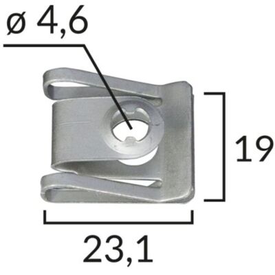 ROMIX C60630 Tôle métallique, agrafes, clips - Tôle ou agrafes ROMIX C60630 Tôle métallique, agrafes, clips - Tôle ou agrafes