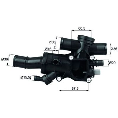 Thermostat Mahle 83°C avec Capteur - Thermostat Thermostat Mahle 83°C avec Capteur - Thermostat