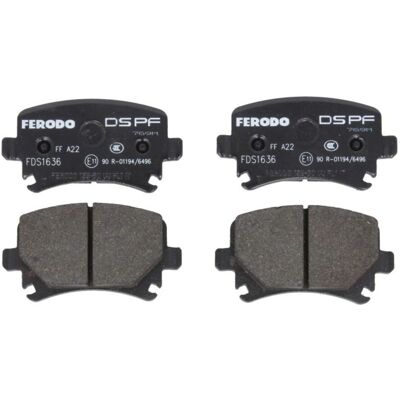 Jeu de plaquettes de frein FERODO Performance FDS1636, arrière Jeu de plaquettes de frein FERODO Performance FDS1636, arrière