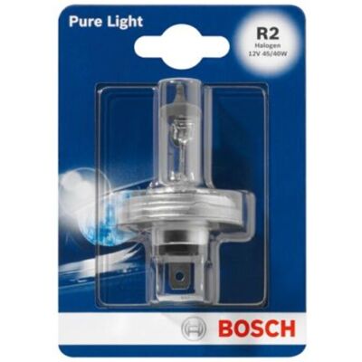 Ampoule à incandescence BOSCH Pure Light R2 12V, 45/40W, 1 Pièce Ampoule à incandescence BOSCH Pure Light R2 12V, 45/40W, 1 Pièce