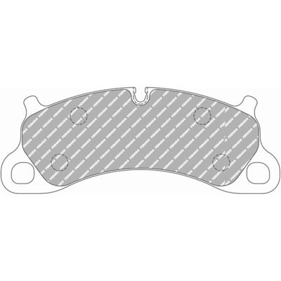 Jeu de plaquettes de frein FERODO FCP4955H Jeu de plaquettes de frein FERODO FCP4955H