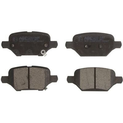 Plaquettes de frein arrière ABE C2X019ABE - Compatible disque Plaquettes de frein arrière ABE C2X019ABE - Compatible disque