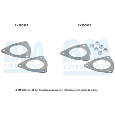Kit d'assemblage, tuyau d'échappement BM CATALYSTS FK50096 Kit d'assemblage, tuyau d'échappement BM CATALYSTS FK50096