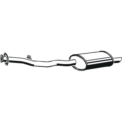 ASMET 12.020 Silencieux d'échappement arrière - Silencieux BMW ASMET 12.020 Silencieux d'échappement arrière - Silencieux BMW