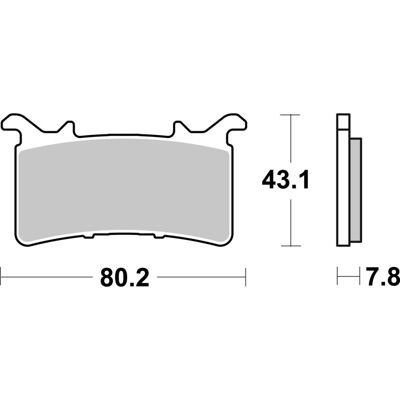 Kit de plaquettes de frein, frein à disque XTRA - Sinter - SR BREMBO 07GR99SR Kit de plaquettes de frein, frein à disque XTRA - Sinter - SR BREMBO 07GR99SR