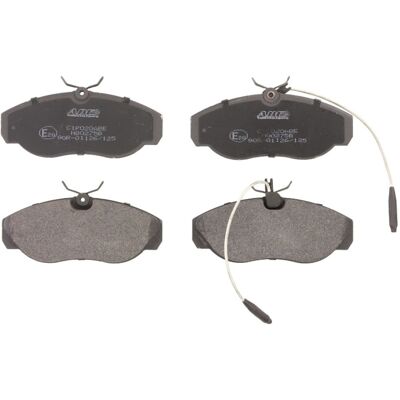 Plaquettes de frein ABE C1P020ABE Pour essieu avant - Disque, Contact de usure Plaquettes de frein ABE C1P020ABE Pour essieu avant - Disque, Contact de usure