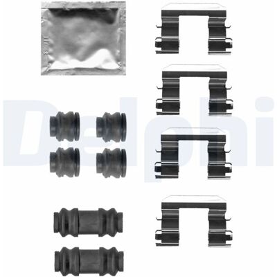 Ensemble d'accessoires Delphi LX0680 - Kit de Disques de Frein Ensemble d'accessoires Delphi LX0680 - Kit de Disques de Frein