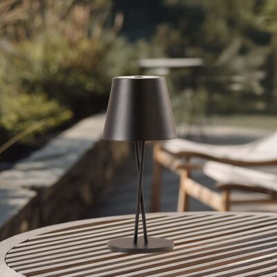 Janea Cross Portable Lampe de Table Dim. IP54 Noir - Lindby - Terrasse - Moderne - Métal - À ampoule unique Janea Cross Portable Lampe de Table Dim. IP54 Noir - Lindby - Terrasse - Moderne - Métal - À ampoule unique