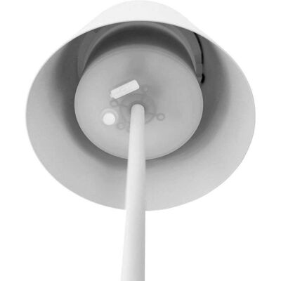 Lampe à poser LED rechargeable Karl, blanche, IP44 - Dyberg Larsen - Salon / séjour - Scandinave - Métal - Avec abat-jour Lampe à poser LED rechargeable Karl, blanche, IP44 - Dyberg Larsen - Salon / séjour - Scandinave - Métal - Avec abat-jour