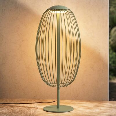 Lampadaire d'extérieur LED Richi, hauteur 90 cm, vert clair, IP44, métal - Lucande - Moderne - À ampoule unique Lampadaire d'extérieur LED Richi, hauteur 90 cm, vert clair, IP44, métal - Lucande - Moderne - À ampoule unique