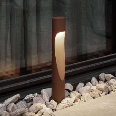 Flindt Garden Lampe de Jardin Short LED 2700K avec Base Corten - Louis Poulsen - Design - Aluminium - À ampoule unique Flindt Garden Lampe de Jardin Short LED 2700K avec Base Corten - Louis Poulsen - Design - Aluminium - À ampoule unique