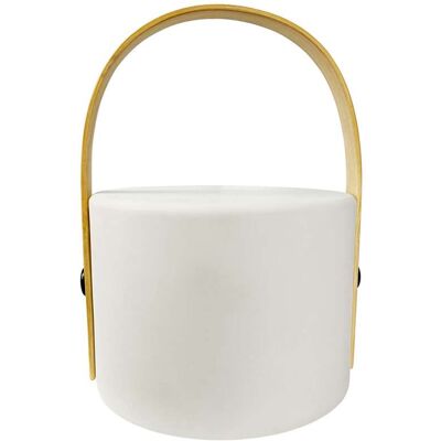 Lampe à poser Carry à cellule solaire, blanche/naturelle - Dyberg Larsen - Terrasse - Scandinave - Plastique - À ampoule unique Lampe à poser Carry à cellule solaire, blanche/naturelle - Dyberg Larsen - Terrasse - Scandinave - Plastique - À ampoule unique