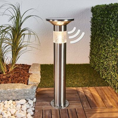 Jalisa LED Solaire Luminaire de Jardin w/Sensor Stainless Steel - Lindby - Moderne - Métal - À ampoule unique Jalisa LED Solaire Luminaire de Jardin w/Sensor Stainless Steel - Lindby - Moderne - Métal - À ampoule unique