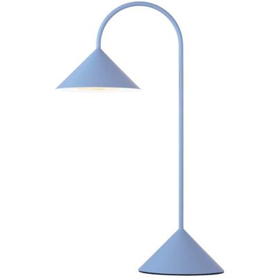 Lampe à poser LED rechargeable Grasp, bleu clair, hauteur 47 cm, métal - FRANDSEN - Balcon - Design - À ampoule unique Lampe à poser LED rechargeable Grasp, bleu clair, hauteur 47 cm, métal - FRANDSEN - Balcon - Design - À ampoule unique