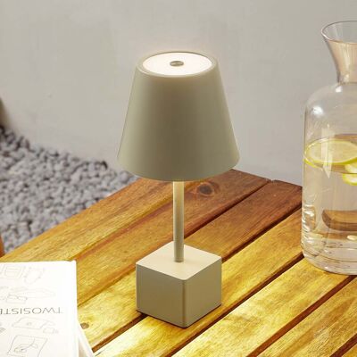 Janea Cube Portable Lampe de Table Dim. IP54 Vert - Lindby - Terrasse - Moderne - Métal - À ampoule unique Janea Cube Portable Lampe de Table Dim. IP54 Vert - Lindby - Terrasse - Moderne - Métal - À ampoule unique