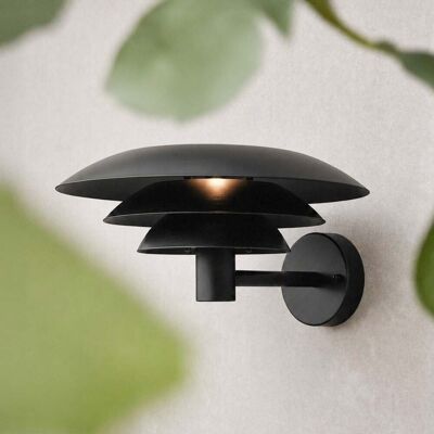 DL30 Applique d'extérieur, noire, aluminium, acier inoxydable, G9 - Dyberg Dyberg Larsen - Scandinave - À ampoule unique DL30 Applique d'extérieur, noire, aluminium, acier inoxydable, G9 - Dyberg Dyberg Larsen - Scandinave - À ampoule unique