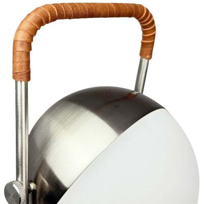 Lampe de table LED rechargeable Mova, marron, IP44 - Dyberg Larsen - Salon / séjour - Scandinave - Métal - Rond Lampe de table LED rechargeable Mova, marron, IP44 - Dyberg Larsen - Salon / séjour - Scandinave - Métal - Rond
