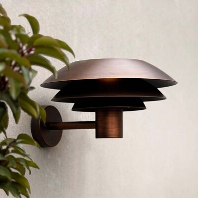 DL31 Applique d'extérieur, cuivre antique, métal - Dyberg Larsen DL31 Outdoor - Scandinave - À ampoule unique DL31 Applique d'extérieur, cuivre antique, métal - Dyberg Larsen DL31 Outdoor - Scandinave - À ampoule unique