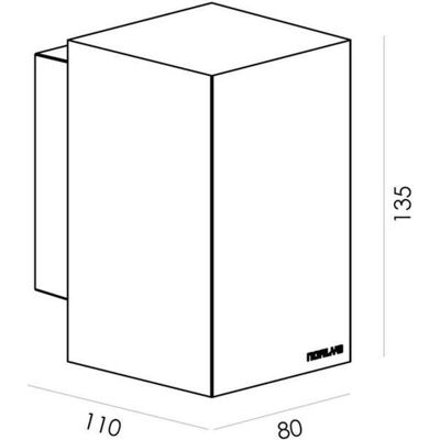 Sandvik Down Applique Murale d'Extérieur White - Norlys - Terrasse - Aluminium Sandvik Down Applique Murale d'Extérieur White - Norlys - Terrasse - Aluminium