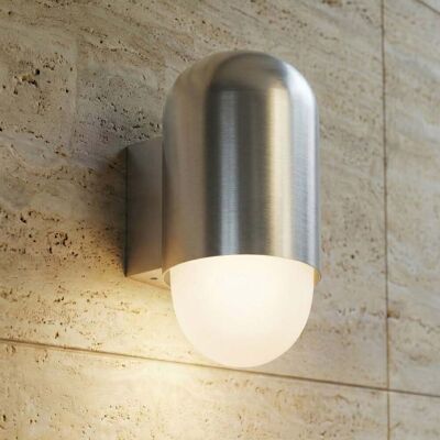Applique d'extérieur Pilva, IP44, E27, métal, aluminium - Lindby - Balcon - Moderne - À ampoule unique Applique d'extérieur Pilva, IP44, E27, métal, aluminium - Lindby - Balcon - Moderne - À ampoule unique
