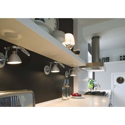 Fortebraccio Applique Murale Blanc E14 - Luceplan - Salon / séjour - Métal Fortebraccio Applique Murale Blanc E14 - Luceplan - Salon / séjour - Métal