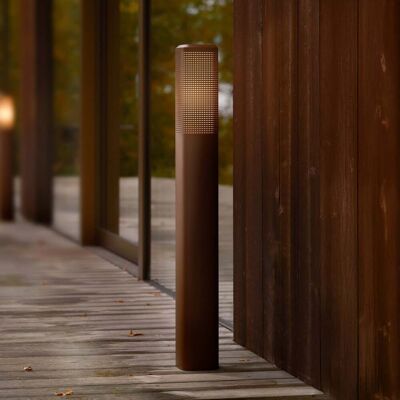 Bornes lumineuses d'extérieur Sidara Seaside, marron, IP54, E27 - Nordlux - Moderne - Aluminium - À ampoule unique Bornes lumineuses d'extérieur Sidara Seaside, marron, IP54, E27 - Nordlux - Moderne - Aluminium - À ampoule unique