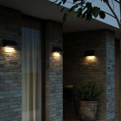 Applique Murale Extérieure Nordlux Tadas - IP54 Dimmable Aluminium Verre Applique Murale Extérieure Nordlux Tadas - IP54 Dimmable Aluminium Verre
