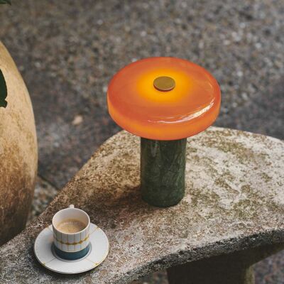 Trip Portable Lampe de Table Moss - Design By Us - Chambre à coucher - Marbre - À ampoule unique Trip Portable Lampe de Table Moss - Design By Us - Chambre à coucher - Marbre - À ampoule unique
