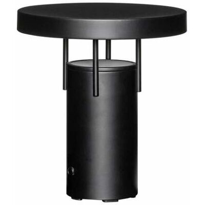 BringMe Mini lampe à poser LED rechargeable noir mat, 20 cm - HÜBSCH - Terrasse - Moderne - Métal - À ampoule unique BringMe Mini lampe à poser LED rechargeable noir mat, 20 cm - HÜBSCH - Terrasse - Moderne - Métal - À ampoule unique