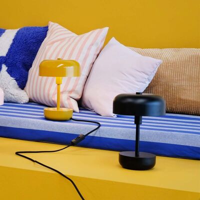 Haipot LED Portable Lampe de Table Black - Dyberg Larsen - Salon / séjour - Moderne - Métal - Avec abat-jour Haipot LED Portable Lampe de Table Black - Dyberg Larsen - Salon / séjour - Moderne - Métal - Avec abat-jour