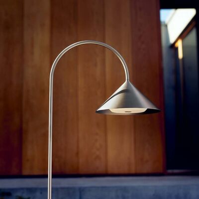 Lampe sur piquet LED, acier inoxydable, hauteur 82 cm, métal - FRANDSEN Grasp - Design - À ampoule unique Lampe sur piquet LED, acier inoxydable, hauteur 82 cm, métal - FRANDSEN Grasp - Design - À ampoule unique
