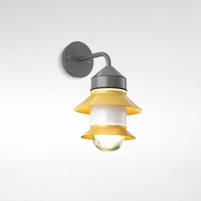 Applique extérieure Marset Santorini Moutarde IP65 - Étanche & Ajustable Applique extérieure Marset Santorini Moutarde IP65 - Étanche & Ajustable