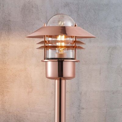 Lumière de jardin en cuivre Nordlux Blockhus - Lanterne Lumière de jardin en cuivre Nordlux Blockhus - Lanterne