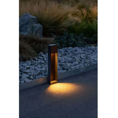 Lab B60 Borne de Jardin Graphite Grey/Brown - Marset - Métal Lab B60 Borne de Jardin Graphite Grey/Brown - Marset - Métal