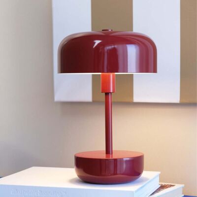 Dyberg Larsen Haipot Lampe de Table LED Portable Rouge Foncé - Lampe de table LED Dyberg Larsen Haipot Lampe de Table LED Portable Rouge Foncé - Lampe de table LED