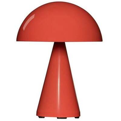 lampe à poser LED rechargeable Mush, rouge clair, hauteur 20 cm - HÜBSCH - Terrasse - Moderne - Métal - À ampoule unique lampe à poser LED rechargeable Mush, rouge clair, hauteur 20 cm - HÜBSCH - Terrasse - Moderne - Métal - À ampoule unique