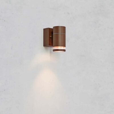 Applique d'extérieur LED Luno, marron, à 1 lampe, IP65, à intensité variable Markslöjd - Scandinave - Aluminium - À ampoule unique Applique d'extérieur LED Luno, marron, à 1 lampe, IP65, à intensité variable Markslöjd - Scandinave - Aluminium - À ampoule unique