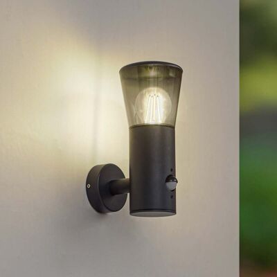 Lindby - Heulo - Aluminium noir - Ø 10,5 cm - Applique murale d'extérieur Lindby - Heulo - Aluminium noir - Ø 10,5 cm - Applique murale d'extérieur