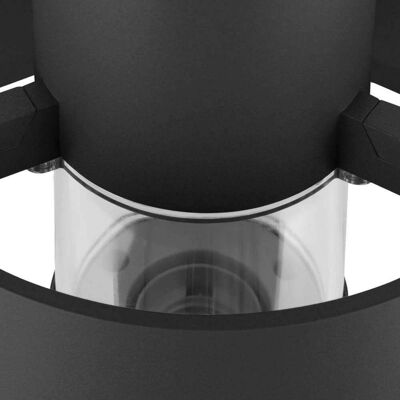 Photoni Cyl 45, borne lumineuse, noire - SLV - Terrasse - Aluminium Photoni Cyl 45, borne lumineuse, noire - SLV - Terrasse - Aluminium