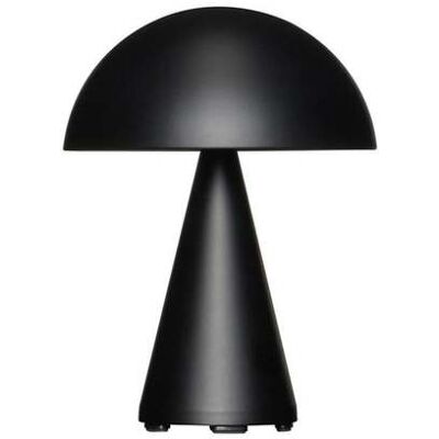 lampe à poser rechargeable Mush LED, noir mat, hauteur 20 cm - HÜBSCH - Terrasse - Moderne - Métal - À ampoule unique lampe à poser rechargeable Mush LED, noir mat, hauteur 20 cm - HÜBSCH - Terrasse - Moderne - Métal - À ampoule unique