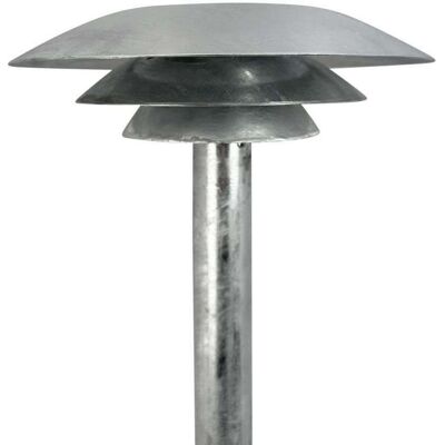 DL25 Lampe d'extérieur, galvanisée, 90 cm - Dyberg Larsen - Terrasse - Scandinave - Métal - Avec abat-jour DL25 Lampe d'extérieur, galvanisée, 90 cm - Dyberg Larsen - Terrasse - Scandinave - Métal - Avec abat-jour