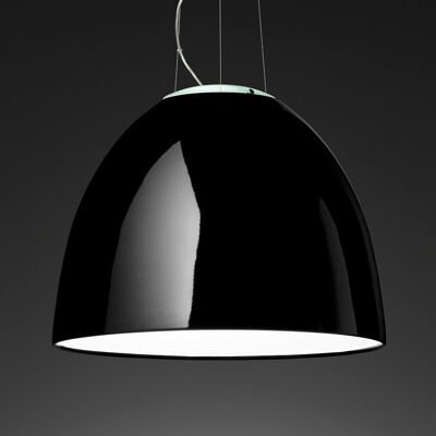 Suspension LED Gloss App noire - Artemide Nur Gloss - Salon / séjour - Design - Plastique - À ampoule unique Suspension LED Gloss App noire - Artemide Nur Gloss - Salon / séjour - Design - Plastique - À ampoule unique