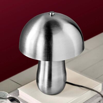 Lampe de table HDRoomie, argent brossé, métal - House Doctor - Salon / séjour - À ampoule unique Lampe de table HDRoomie, argent brossé, métal - House Doctor - Salon / séjour - À ampoule unique