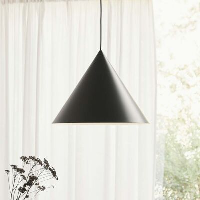Benjamin Suspension Ø46 Matt Black - Frandsen - Salon / séjour - Design - Métal - À ampoule unique Benjamin Suspension Ø46 Matt Black - Frandsen - Salon / séjour - Design - Métal - À ampoule unique