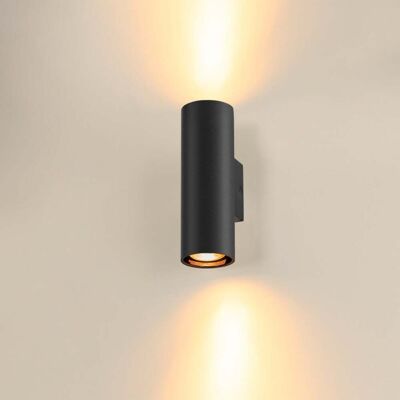 Asto Tube 2 Applique Murale Black - SLV - Salon / séjour - Moderne - Métal - Multi-ampoules Asto Tube 2 Applique Murale Black - SLV - Salon / séjour - Moderne - Métal - Multi-ampoules