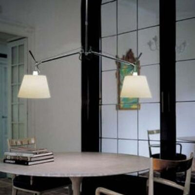 Suspension Tolomeo Basculante Ø24 cm Gris - Artemide - Salle à manger - Aluminium Suspension Tolomeo Basculante Ø24 cm Gris - Artemide - Salle à manger - Aluminium