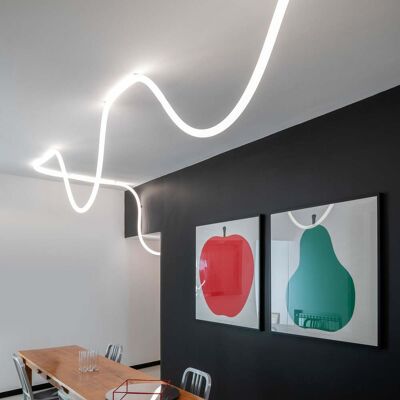 Tube lumineux LED La linea, 5 mètres - Artemide - Salon / séjour - Design - Plastique Tube lumineux LED La linea, 5 mètres - Artemide - Salon / séjour - Design - Plastique